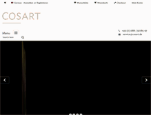 Tablet Screenshot of cosart.de