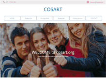 Tablet Screenshot of cosart.org